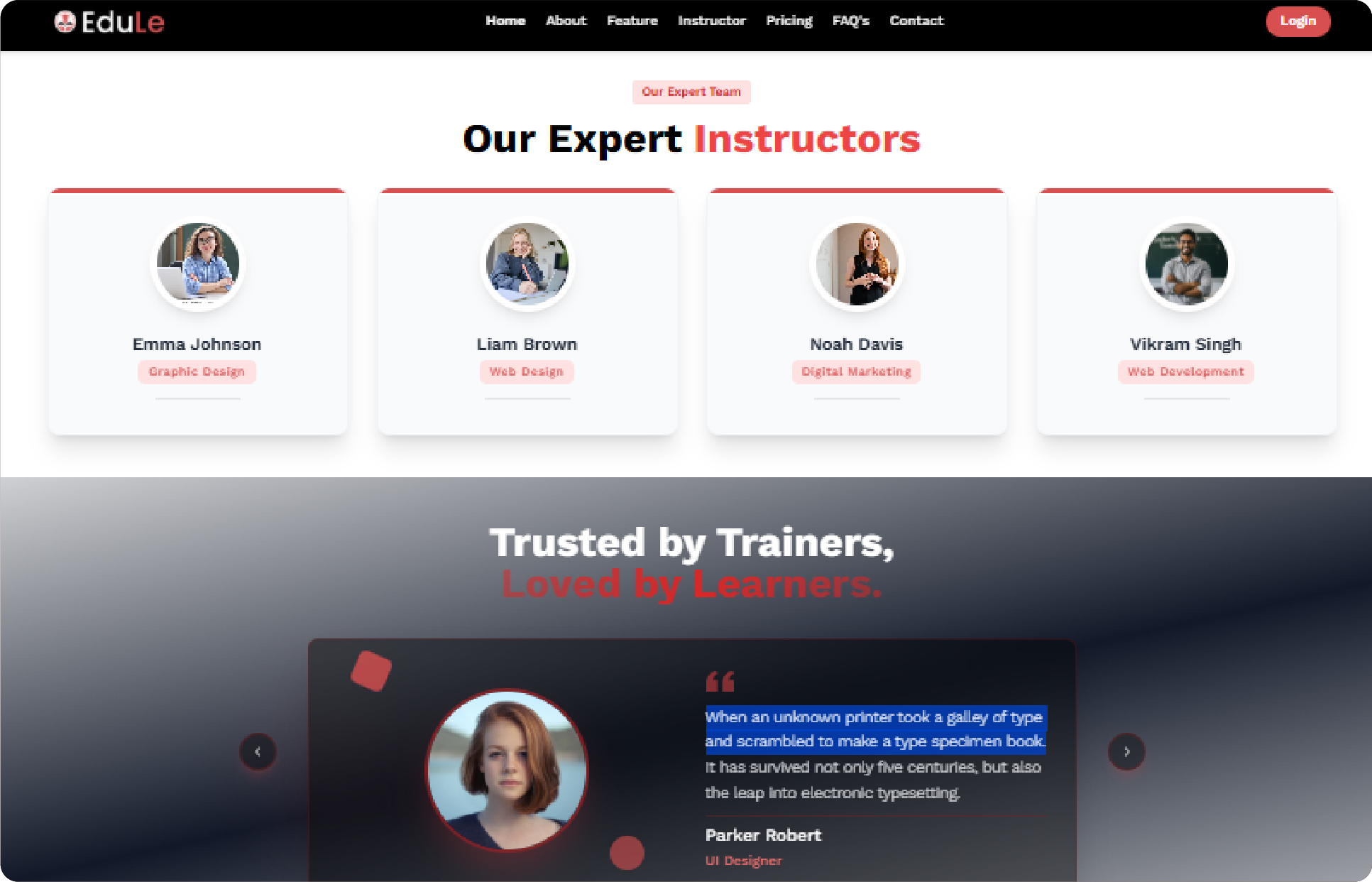 Expert Certified Instructors and Subject Matter Experts Team